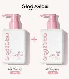 Glad2Glow牛奶氨基酸洁面温和净肤补水提亮洁面80g