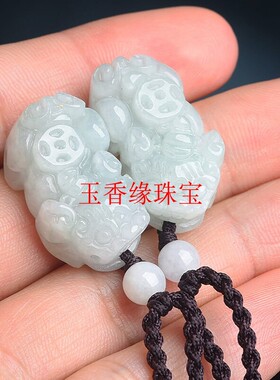 缅甸玉石翡翠貔貅配饰