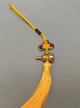 纯铜实心闭口小葫芦挂件