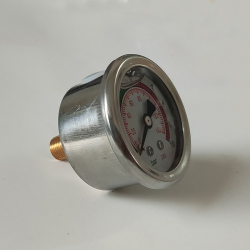 注塑机滤油器油压表0-10bar适用油宝海天旁路过滤器压力表140psi - 图0