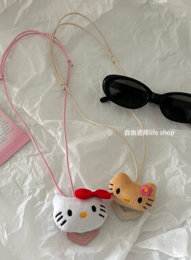 小众可爱猫咪眼镜收纳挂绳挂脖防滑墨镜链条眼镜收纳链简约
