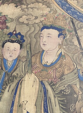 宋画天龙八部菩萨神仙工笔人物