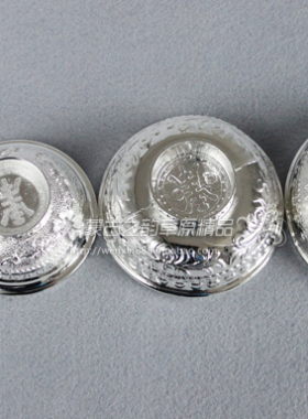 镀银碗 碗具工艺品 送礼佳品 家居摆件 银碗  四个号