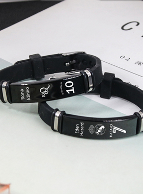 足球球星手环梅西c布周边手链