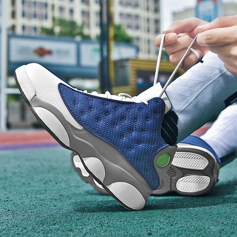 High-top Basketball Sneakers Non-slip Training Sports Shoes-图3