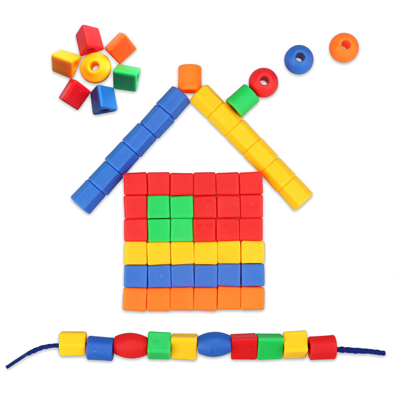 1-2岁3岁儿童玩具积木早教绳子穿珠子绕珠