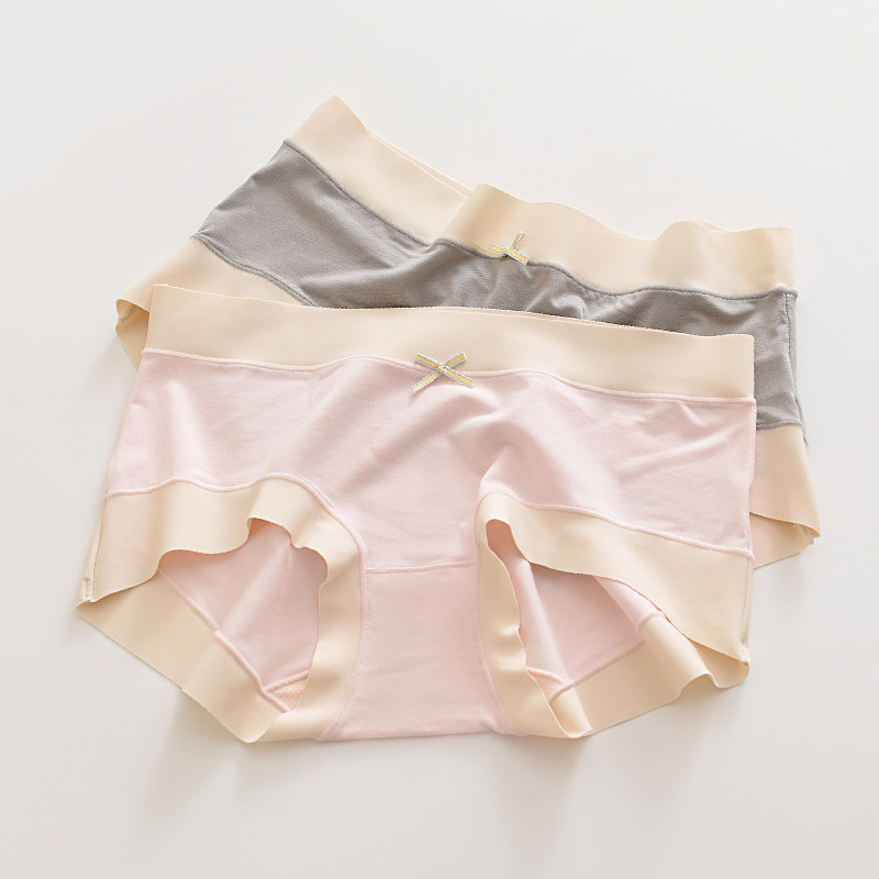 3条 日系少女低腰内裤女性感超柔软莫代尔无痕三角内裤抗菌短裤头,淘宝优惠券,粉丝福利购,淘宝优惠卷