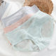 Low-waist maternity underwear, thin ice silk belly support panties during pregnancy, pre and postpartum triangle shorts, light and breathable summer style