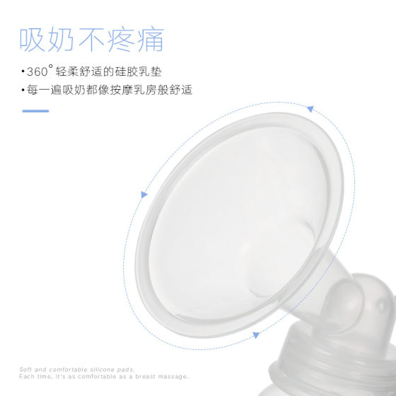 Manual breast pump for breast expansion after pregnancy and childbirth, large suction breast pump, painless milk pump, hand pressure breast pump