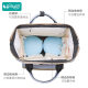 New color-blocked shoulder mommy bag, mother and baby bag, milk bag, multi-functional portable large-capacity hand-held mother's pregnancy bag