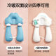 Baby shaping pillow to correct head tilt, 0 to 1 year old newborn baby anti-jump soothing pillow, sleeping safety artifact