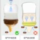 Newborn baby anti-flatulence glass bottle for drinking milk and water, anti-choking, small newborn baby 0 to 3-6 months, imitation breast milk