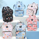 Mummy bag, mother and baby backpack, portable cross-body shoulder bag, large capacity for traveling, lightweight baby walking, multi-functional milk bag