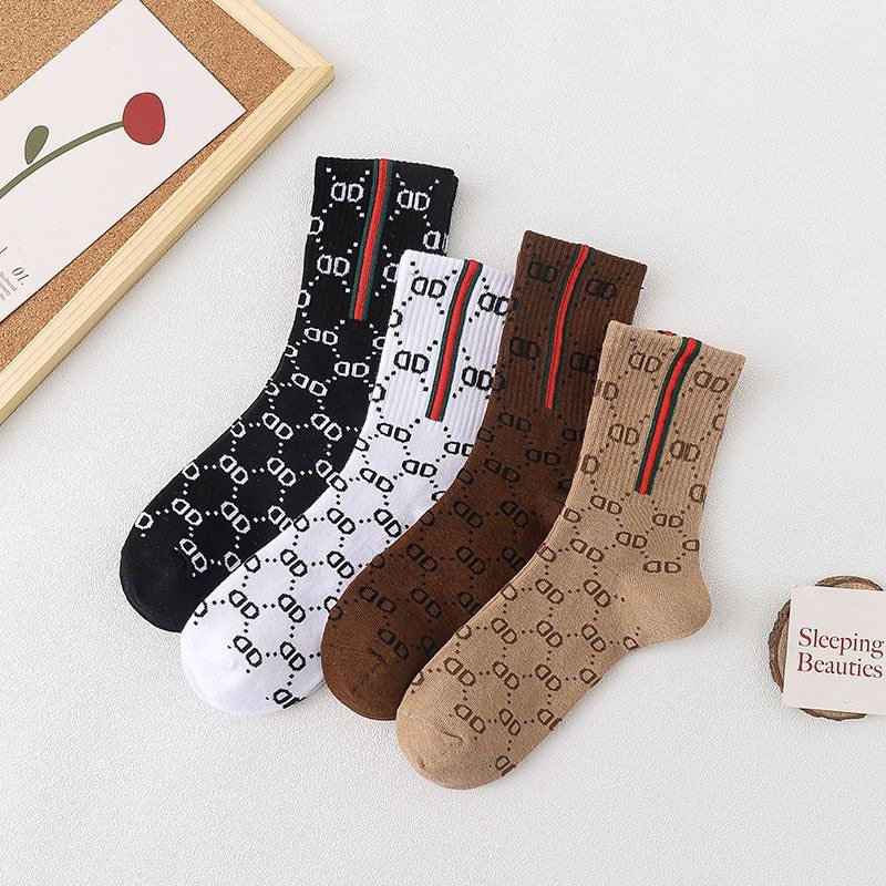 袜子女NY中筒袜DD欧洲ins潮牌短筒袜GG堆堆袜棉袜时尚百搭款JK袜,淘宝优惠券,粉丝福利购,淘宝优惠卷