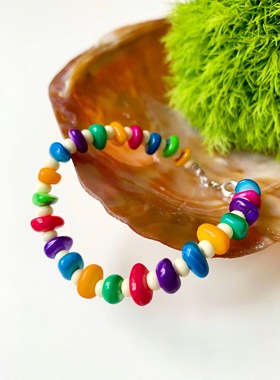 鱼耳原创设计rainbow彩虹手链