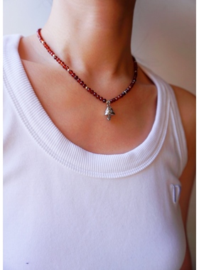 {鱼耳Museum}石榴石白金