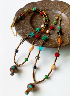 {鱼耳Museum}天然石御幸米珠