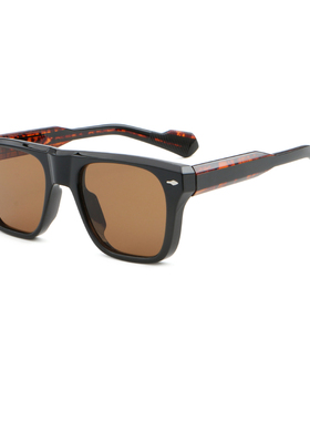 2024新款丙酸插针太阳镜质感时尚大牌高级感时尚女潮流男方框墨镜