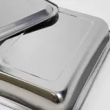 Потребление подплаты блюд с правой стороны, большие тарелки, кафетерий для пищи из нержавеющей стали для целых блюд для блюд для блюд