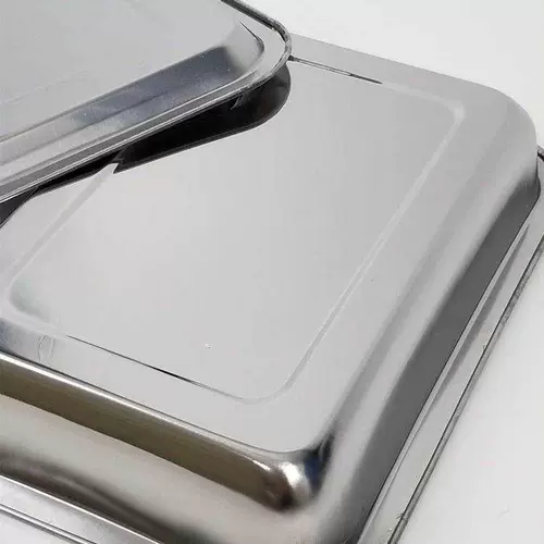 Потребление подплаты блюд с правой стороны, большие тарелки, кафетерий для пищи из нержавеющей стали для целых блюд для блюд для блюд