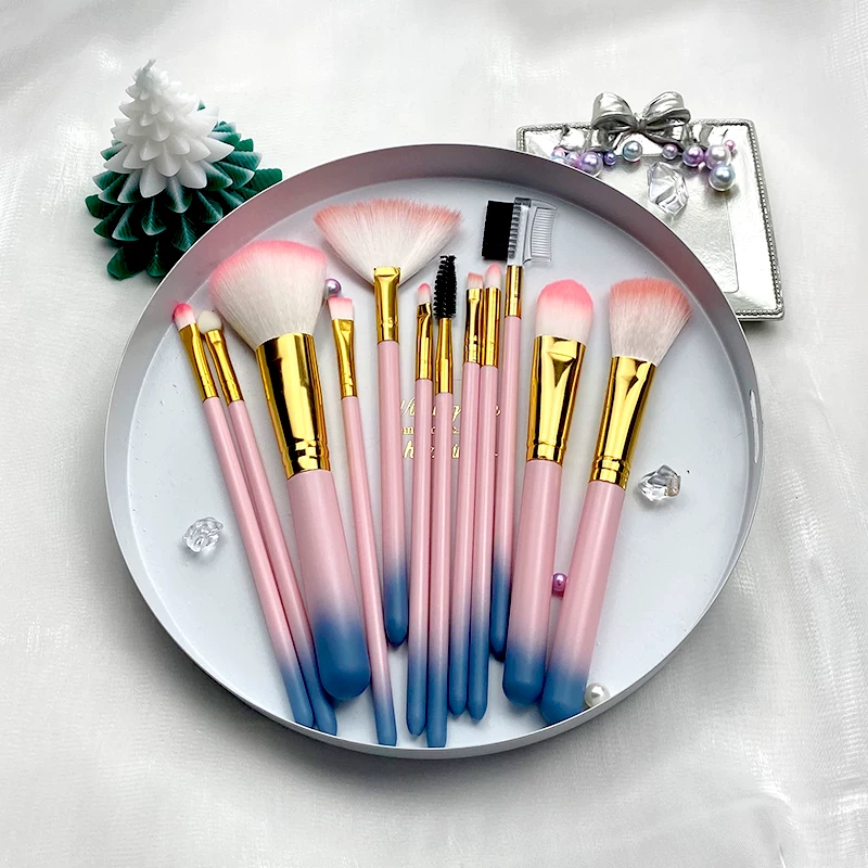 Brush, set, foundation, makeup primer, full set, for beginners