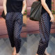 ໂສ້ງຂາສັ້ນ Polka Dot ດູໃບໄມ້ລົ່ນປີ 2025 ແອວສູງເກົ້າຈຸດ