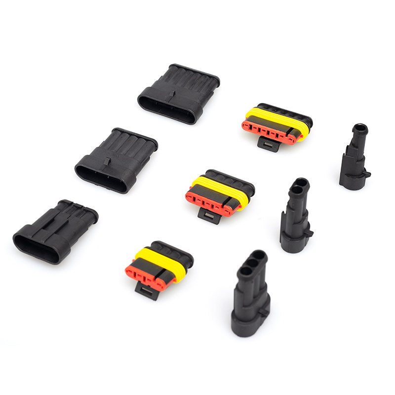 汽车防水连接器泰科型HID插头AMP接插件 DJ7021-1.5改装线束插头_虎窝淘