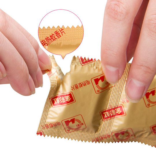 Rainbow electric mosquito coils with refreshing lemon flavor