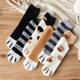 Plush socks for women's coral fleece autumn and winter home sleeping