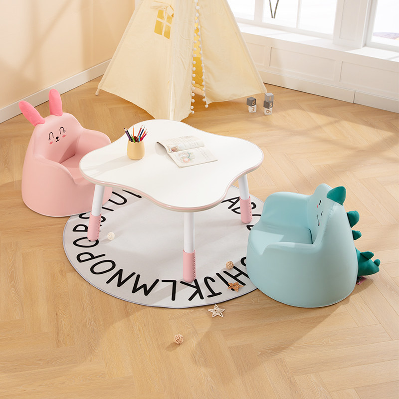 南希儿童双人花生桌四叶草宝宝桌六档升降调节涂鸦画画婴儿阅读桌,淘宝优惠券,粉丝福利购,淘宝优惠卷