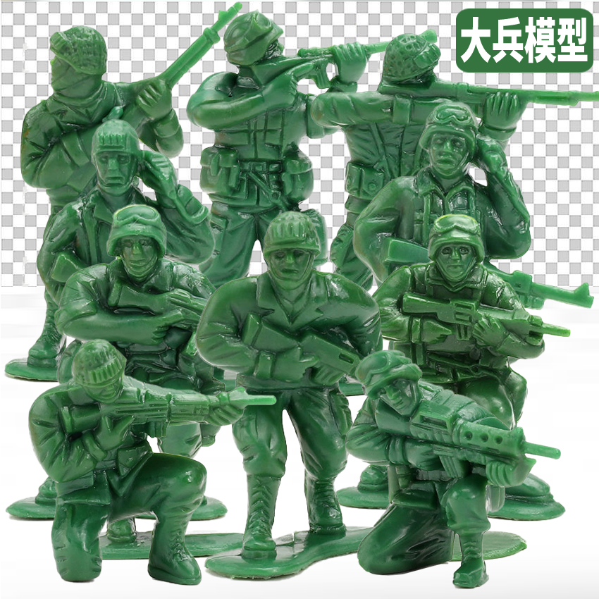 军事兵人玩具二战特种部队士兵男孩打仗战争场景兵人模型军人人 - 图0