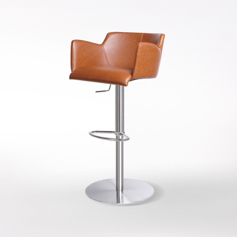 HEDUEN不锈钢吧椅吧凳现代厨房可升降旋转酒吧椅子扶手吧台椅H718,淘宝优惠券,粉丝福利购,淘宝优惠卷