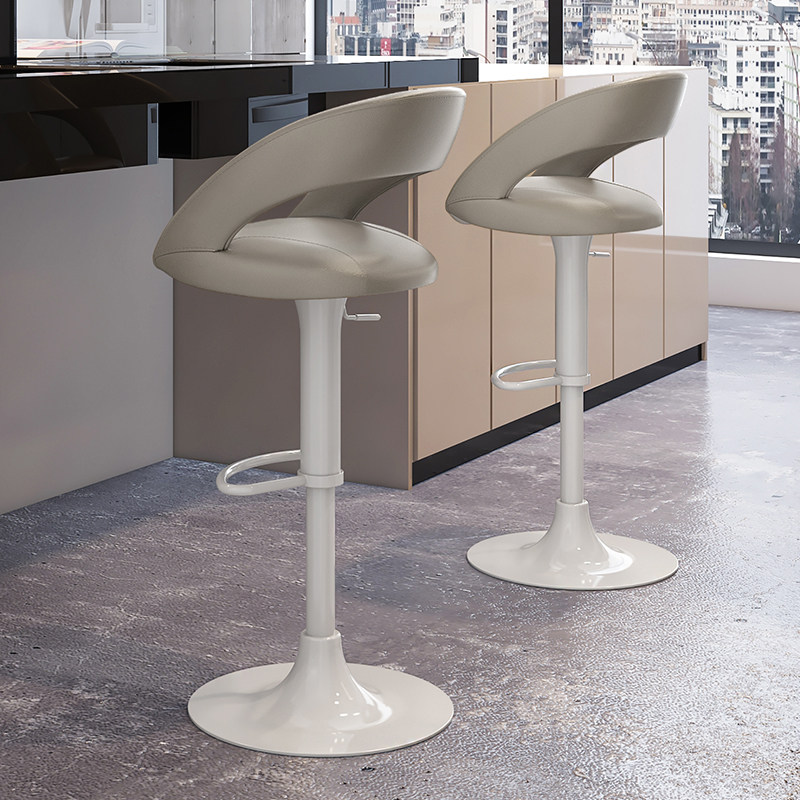 意大利进口头层牛皮吧台椅 设计师款真皮吧凳可升降旋转7186 7210,淘宝优惠券,粉丝福利购,淘宝优惠卷