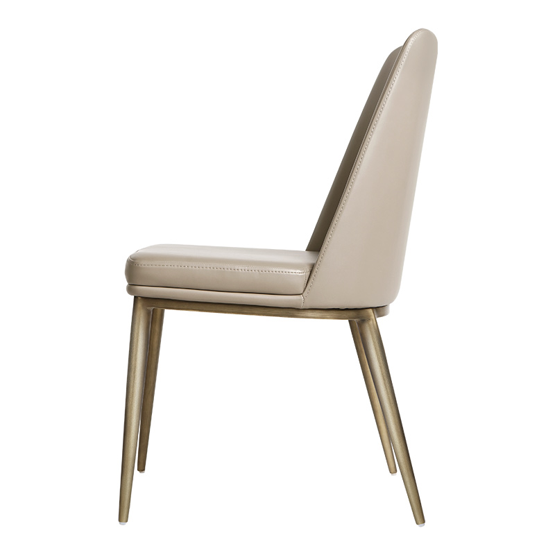 HEDUEN餐椅轻奢高端家用高级感设计师软包餐椅皮质意式极简H527 - 图3