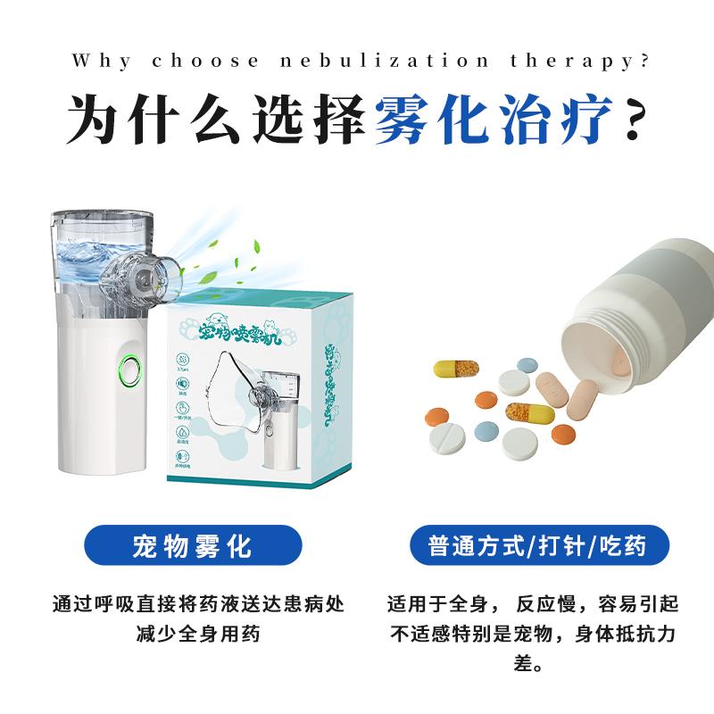 猫咪雾化药宠物雾化箱狗狗猫咪流鼻涕咳嗽感冒药猫鼻支犬窝咳肺炎