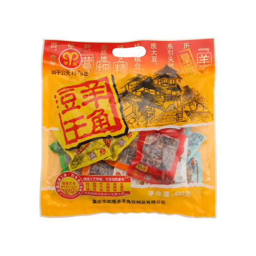 【渝礼汇】重庆特产武隆羊角豆干重庆老字号480g多味装豆腐小吃 - 图3