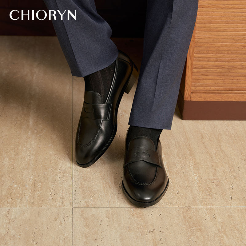 【英国经典楦】chioryn青润乐福鞋男士英伦风豆豆鞋公务休闲皮鞋,淘宝优惠券,粉丝福利购,淘宝优惠卷