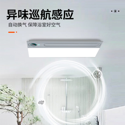 友邦无边框全面屏双电机风暖浴霸含照明吹风换气暖风机浴室DZ008S - 图2
