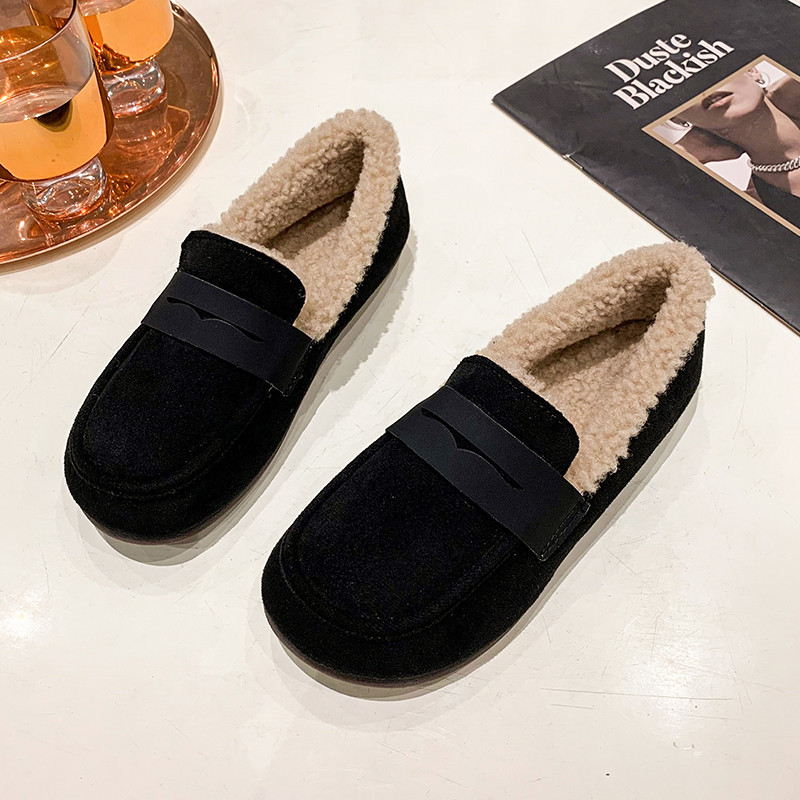 棉鞋女豆豆鞋女一脚蹬平底百搭孕妇妈妈鞋加绒加厚时尚大码雪地靴,淘宝优惠券,粉丝福利购,淘宝优惠卷