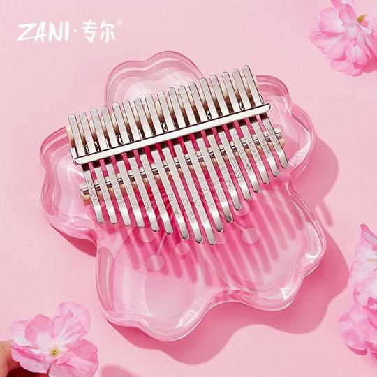 Kristalltransparentes Daumenklavier Zani Kalimba