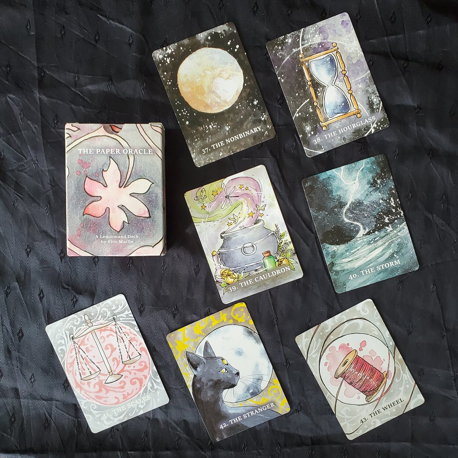 【现货】进口正版 剪纸利诺曼卡牌 Paper Oracle Lenormand - 图0