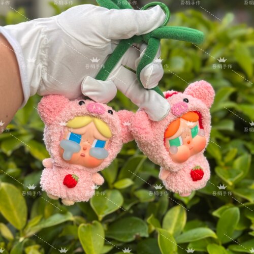 泡泡玛特哭娃CRYBABY爱神的眼泪系列搪胶潮流挂件diy娃衣衣服 - 图2