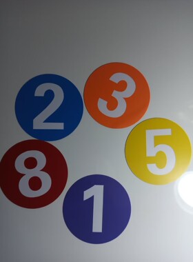 磁性数字号码软磁贴编号