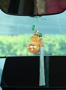 黄铜镂空花丝葫芦摆件福禄挂饰家居迷你铜葫芦工艺礼品多场景挂件