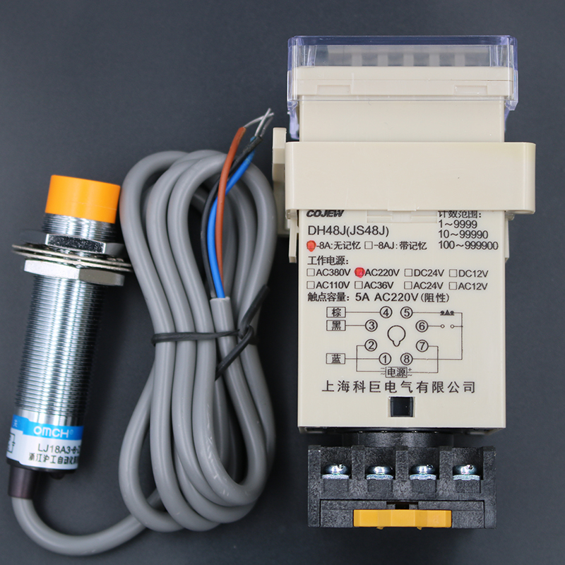 DH48J(JS48J)-8AJ电子高精度数显计数器支持接近开关光电开关信号 - 图2
