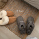 Henan Sangpo sheep fur all-in-one thick-soled star drag Baotou drag casual genuine leather thickening and heightening fur slippers for women
