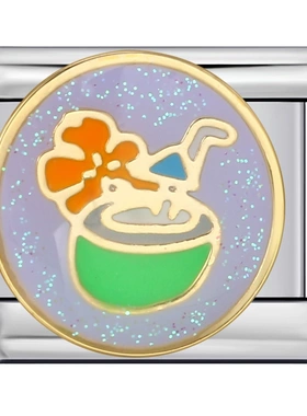 意大利情侣饰品钛钢DIY配件小众模块手链表拼接弹力原创设计礼物