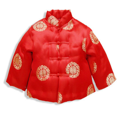 儿童唐装手工棉花棉袄宝宝加厚冬棉衣婴儿唐装男童女童红色新年装,淘宝优惠券,粉丝福利购,淘宝优惠卷