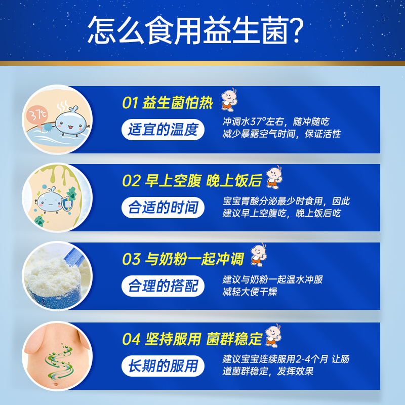合生元益生菌婴幼儿儿童型粉益生元 邦途海外益生菌