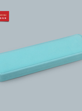 水绿色绒布戒指吊坠手镯包装盒